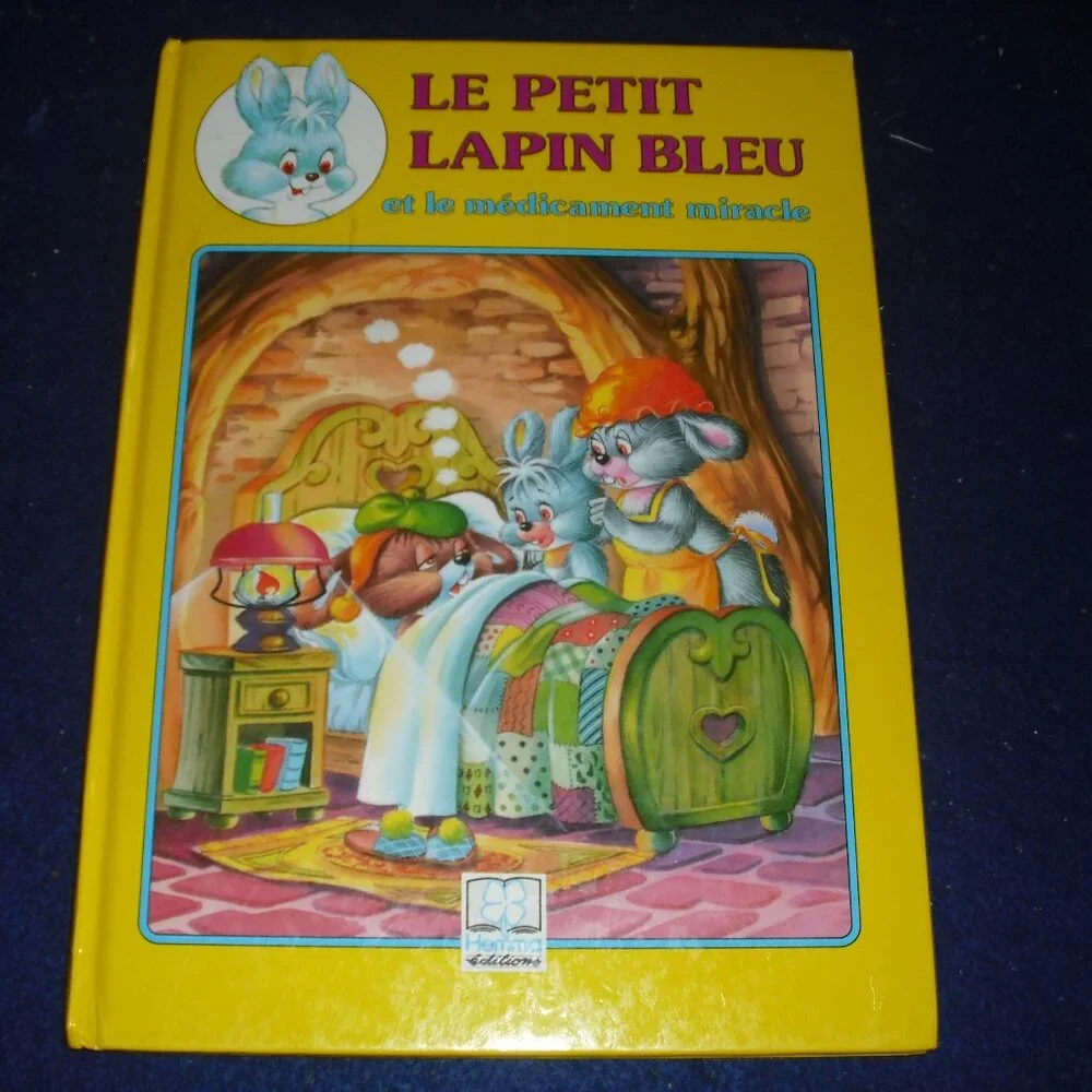 Une Fete Mouvemente, Les coups de Soleil, Le Petit Lapin bleu x 3 French